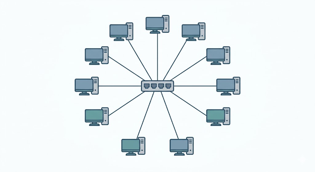 MininetGym Network Topology Schema